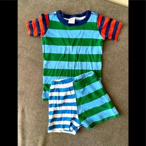 Hanna Andersson Short John Pajamas Sz 100 / 4T